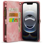 CaseMe mobildeksel 008 8-kort iPhone 16e - Rosa