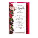 Simon Elvin With Love Mother Flowers Christmas Card (Pack of 6)