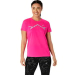 ASICS 2012C938-700 LITE-Show SS TOP T-Shirt Women's Pink GLO Size XS