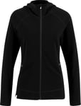 Ulvang Women's Alltime Bridge Hoodie Full Zip Midlayer Black, L