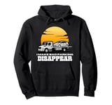 USA Tow Truck Driver, Truck Driver Yellow Line, Tow Truck Pullover Hoodie