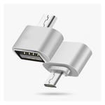 Mini Adaptateur USB/Micro USB Pour Enceinte Bose SoundWear Companion Android ARGENT Souris Clavier Clef USB Manette