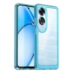 Oppo A60 4G Soft Gel Bumper Case [Clear Blue]