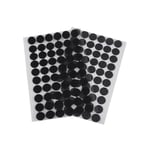 cyclingcolors Scratch Autocollant Rond Double Face Pastille Scratch Autocollant Crochets Boucles Création Couture Carterie DIY Artisanat 60 paires 15mm, noir