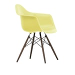 Vitra - Eames RE Plastic Armchair DAW 92 Citron, Dark Maple - Matstolar - Charles & Ray Eames - Gul - Metall/Plast