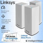 Linksys Atlas Pro 6 AX5400 Wireless WiFi-6 Dual Band Router 3-Node Mesh Network