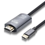 Câble Adaptateur USB-C 3.1 Type C vers HDMI 4K MHL 200cm,JL169