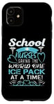 Coque pour iPhone 11 School Nurses Saving The World One Ice Pack At A Time