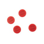 Nobo Aimant rond 30 mm - Rouge Lot de 4