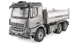 Amewi 22644 Mercedes-Benz Arocs Camion Benne hydraulique Pro 6 x 6 1:14 RTR Gris