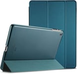 Coque Pour Ipad 2, Ipad 3, Ipad 4, 9,7 Pouces, A1395 A1396 A1397 A1416 A1430 A1403 A1458 A1459 A1460, Étui Case Housse De Protection Léger, Veille/Réveil Automatique-Cyan[Coq102125]