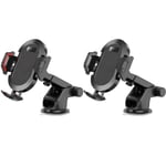 Windshield Gravity Sucker Car Phone Holder Universal Mobile 360 Black