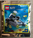FIGURINE NEUF POLYBAG FOIL LEGO CITY LE POLICIER ET LE SCOOTER DES MERS  952208