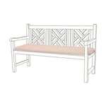 Gardenista - Coussin de siège de banc extérieur pour coussins de meubles de terrasse, 143x52x5cm coussin de banc de jardin 3 places avec housses en