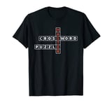 Master Crossword Puzzle Solve Number Squares Vocabulary Art T-Shirt