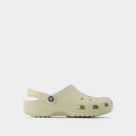 Crocs Unisex Classic Bone Mules - - - Synthetic - White material_Synthetic - Size UK 3