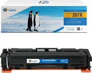 G&G Compatible Toner For W2210x, Black, 3150S, Nt-Ph2210xbk, Hp 207X, High Capacity, For Hp Color Laserjet Pro M255, Mfp M282, M28