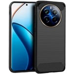 Cool Coque pour Realme 12 Pro 5G / 12 Pro Plus 5G Carbone Noir