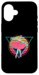 Coque pour iPhone 16 Ballerine rétro futuriste Synthwave Vaporwave Ballet Pop