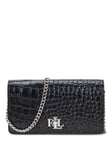 Ralph Lauren Croc Effect Leather Cross Body Bag