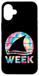 iPhone 16 Plus 2025 Week Retro Shark Fin Lover Sea Ocean Animal Summer Trip Case