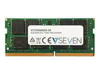 V7 V7170008GBS-SR V7 8GB DDR4 PC4_17000 _ 2133MHZ SO DIMM Module de mémoire _ V7170008GBS-SR