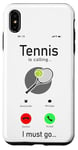 iPhone XS Max Funny Tennis Player Racket Phone Display Tennis Is Calling I Case