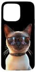 iPhone 15 Pro Max Siamese Cat Kitten Cat Lover Cat Mom Dad Cute Siamese Cats Case