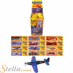 12 x WWII Flying Planes Gliders Party Bag Fillers Toys Aeroplane Spitfire