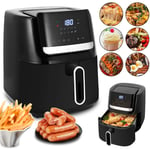 8L 1600W Air Fryer Power Oven Low Fat Oil Free Healthy Frying Chips Multi-Cooker