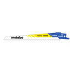 Metabo 100 lames de scie sabre, bois+métal, série « professional », 150x 1,25 mm, BiM, 3,2 mm/ 5,1 DPP (628259000)