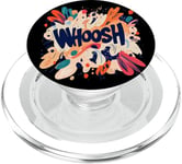 Costume humoristique Whoosh PopSockets PopGrip pour MagSafe