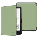 FINTIE Étui pour Kindle Paperwhite 6,8" (11e génération, 2021) et Kindle Paperwhite Signature Edition, Coque Fine et Léger, Housse Fermeture Magnétique Réveil/Veille Automatique, Vert Sauge