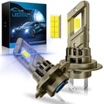 Sycreek Ampoules H7 LED,Améliorer 80W 28000LM 6500K,1:1 Mini Design pour Remplacement Halogène de Voiture Kit,2 LED H7