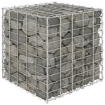 vidaXL gabion-højbed 50x50x50 cm kubeformet stål