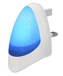 Blue Automatic LED Night Light - Plug in & Energy Saving Dusk 2 Dawn LED Night Light Sensitive Night Light