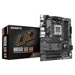 GIGABYTE Carte mère B650 UD AX - Processeurs AMD Ryzen série 9000, 6+2+2 Phases VRM, jusqu'à 7600 MHz DDR5 (OC), 1 PCIe 5.0 + 2 x PCIe 4.0 M.2, GbE LAN, WiFi 6, USB 3.2 Gen 2