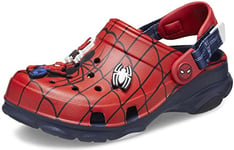 Crocs Mixte Enfant Classic All-Terrain Spiderman Clogs Sabot, Bleu Marine, 5 Big Kid