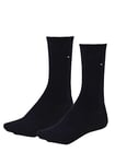 Tommy Hilfiger - Casual Womens Socks - 2 Pack - Womens Clothing - Ladies Socks - Ankle Socks - Signature Embroidered Logo - Blue