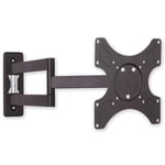 8057685301450 Techly 19-37" Wall Bracket for LED LCD TV Tilt 3 Joints Black