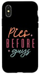 iPhone X/XS Retro Pies Before Guys - Retro Thanksgiving Matching Outfit Case