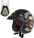 Moto-kypärä W-TEC V541 Black Heart - musta XXL (63-64) XXL (63-64)