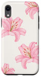 Coque pour iPhone XR Tiger Lily Aquarelle Just The Lilies Floral Lover Cadeaux