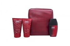 DANA RAPPORT GIFT SET 100ML EDT + 150ML A/S BALM + 150ML S/G + WASH BAG. NEW