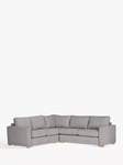 John Lewis Oliver Corner Sofa, Light Leg, Aquaclean Matilda Steel