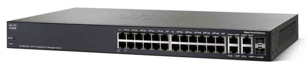 Cisco Small Business SG350-28 - switch - 28 porter - Styrt - rackmonterbar