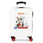 Disney Pinocchio Valise de Cabine Multicolore 38 x 55 x 20 cm Rigide ABS Fermeture à Combinaison latérale 34 l 2 kg 4 Roues Doubles