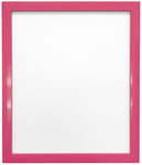 FRAMES BY POST 0.75 Inch Pink Picture Photo Frame 6 x 4 Inch Plastic Glass