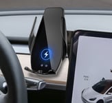 Tesla Model Y Mobilhållare Auto PRO, magnetisk, rörelsesensor, 15W snabbladdning