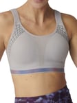 Triumph Womens 10210629 Triaction Cardio Cloud Sports Bra - Grey - Size 32F